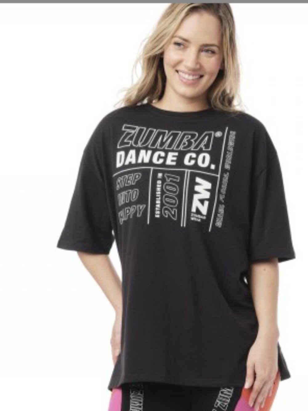 Zumba Wear Zumba Dance Co. Black Tee - Size Large